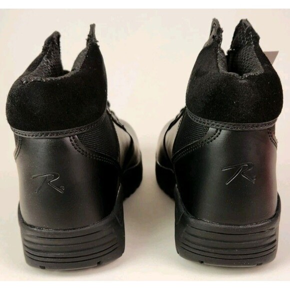 Black Forced Entry Boots Leather Tactical Public Safety Comfort Low Work Boot 6" - Picture 4 of 7